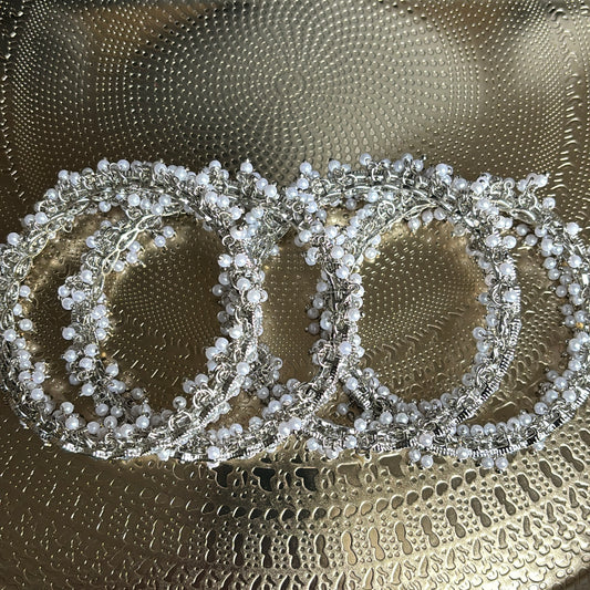 Santhiya bangles silver