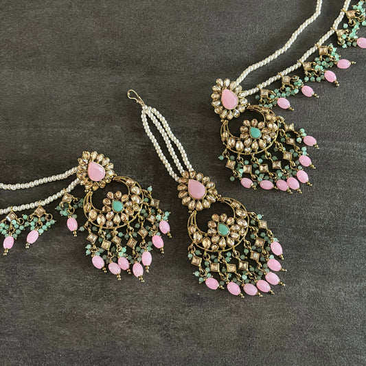 Usha mint pink