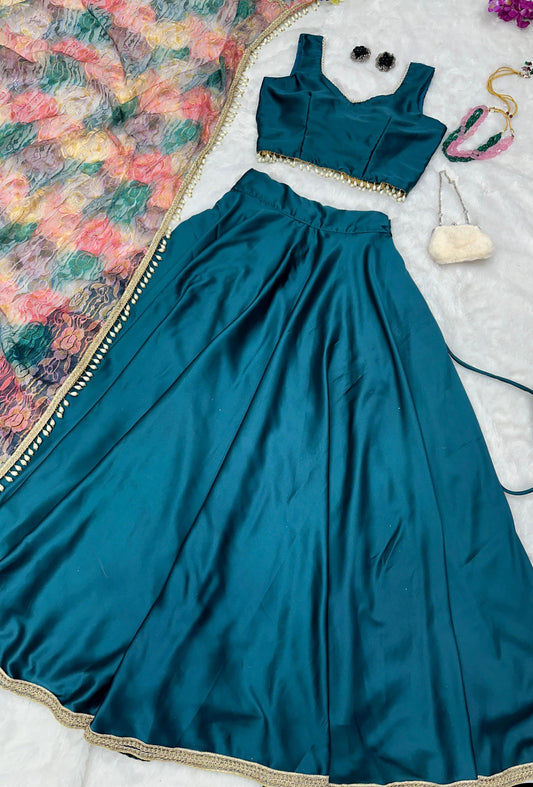 Niranja - teal blue