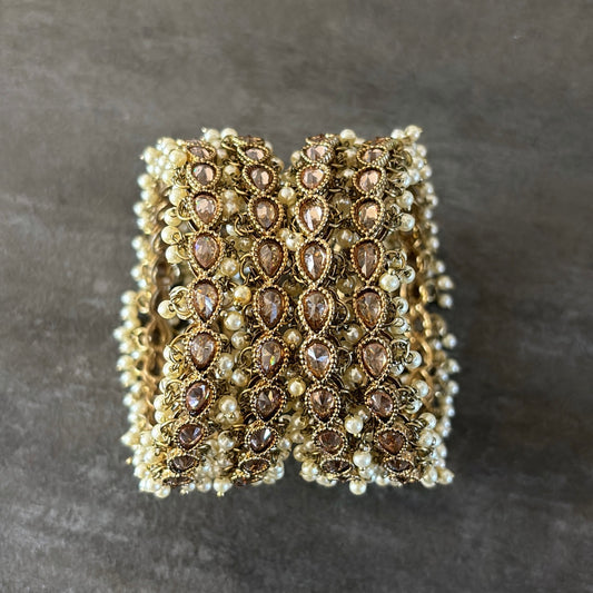 Santhiya bangles gold