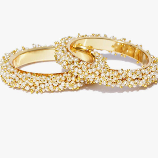 Jasmini - cluster pearl bangles